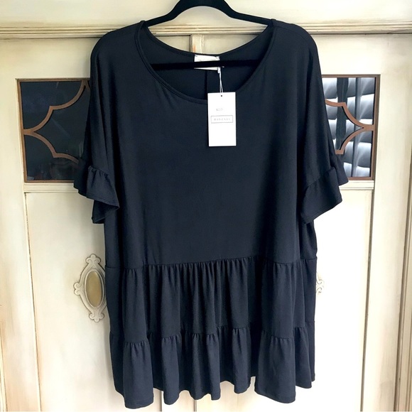Ninexis Tops - NWT Soft Boutique Peplum Top